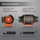 Spider Farmer® SF2000 LED 200W 120x60x180cm / auginimo rinkinys