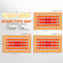 Spider Farmer® SF2000 LED 200W 120x60x180cm / auginimo rinkinys