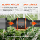 Spider Farmer® 100mm 350m3/h ventilaator + filter + tarvikud / kiirusregulaatoriga