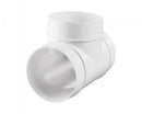 Plastikust ventilatsiooni tee 3x100mm, 3x125mm, 3x150mm