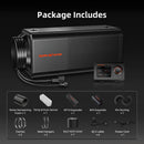 Spider Farmer® 100mm 350m3/h ventilaator + filter / temperatuuri reguleerimisega