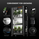 Spider Farmer 120 W LED + 70x35x150 cm 4 lygių lentyna su tentu + 4 daiginimo padėklai / daiginimo rinkinys