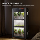 Spider Farmer 120 W LED + 70x35x150 cm 4 lygių lentyna su tentu + 4 daiginimo padėklai / daiginimo rinkinys