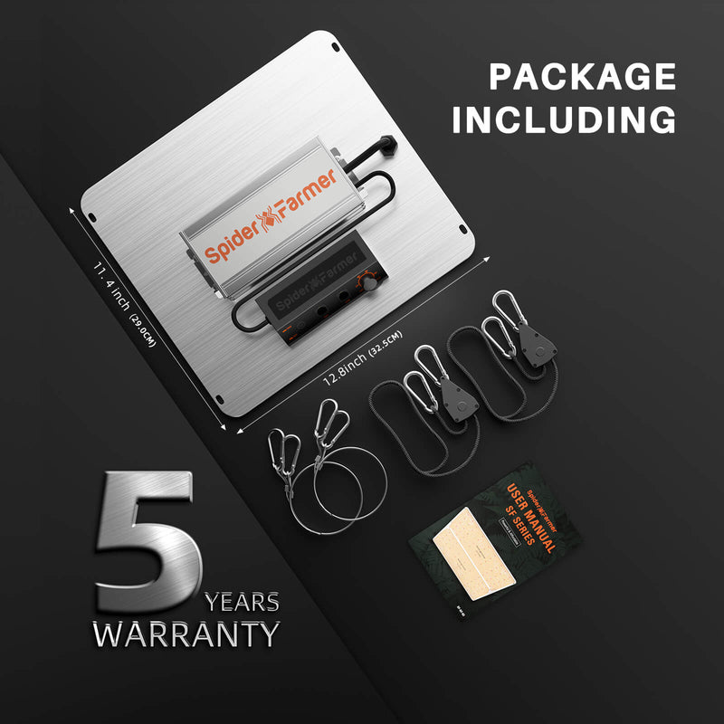 2023 Spider Farmer® SF1000 EVO LM301H LED 100W 90x90cm