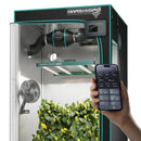 Mars Hydro FC 3000 + 100x100x180cm + 100mm 350m3/h ventilaator + filter - temperatuuriregulaatoriga / süsteemi alusega