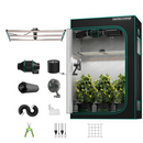 Mars Hydro FC 3000 + 100x100x180cm + 100mm 350m3/h ventilaator + filter - temperatuuriregulaatoriga / süsteemi alusega