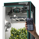 Mars Hydro FC-E 3000 + 100x100x180cm + 100mm 350m3/h ventilaator + filter - temperatuuriregulaatoriga / süsteemi alus