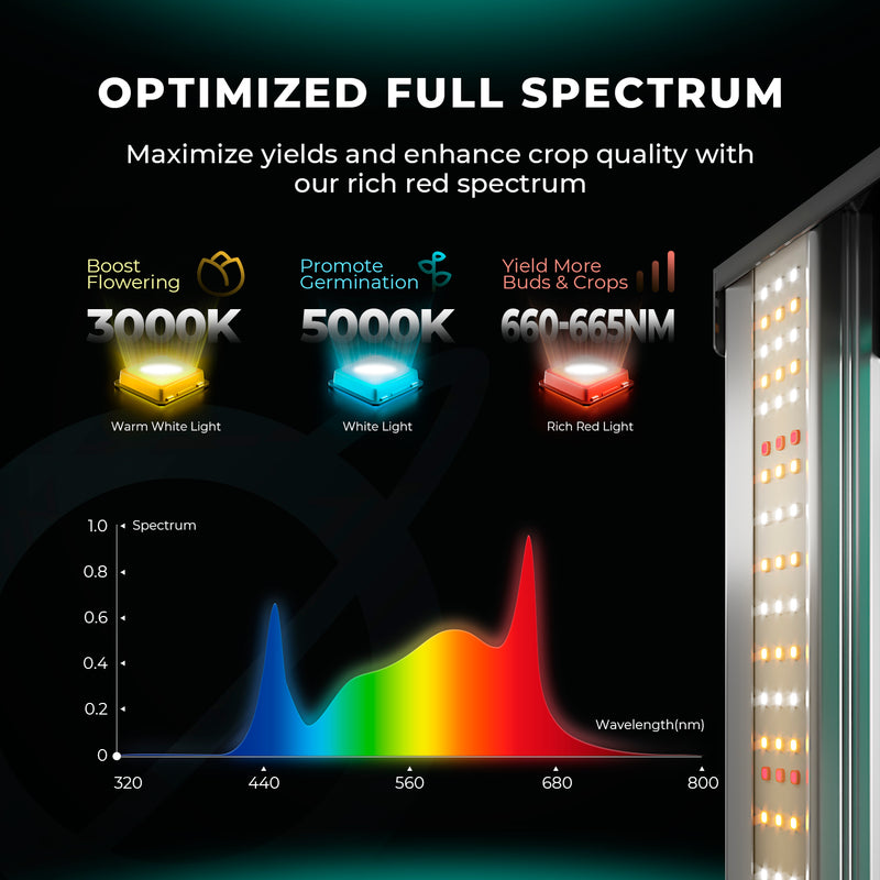 Mars Hydro Smart FC1000W-EVO Samsung LM301H EVO Commercial CO2 High Yield LED