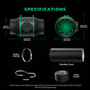 Mars Hydro iFresh 150mm Smart ventilaator + filter + tarvikud / koos ventilaatoriga. kiiruse regulaator