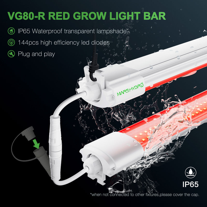 Mars Hydro VG80 RED LED auginimo lempa su papildomu 650-665 nm išplėstu spektru