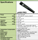 Milwaukee PH55 / pH -2,0-16,0