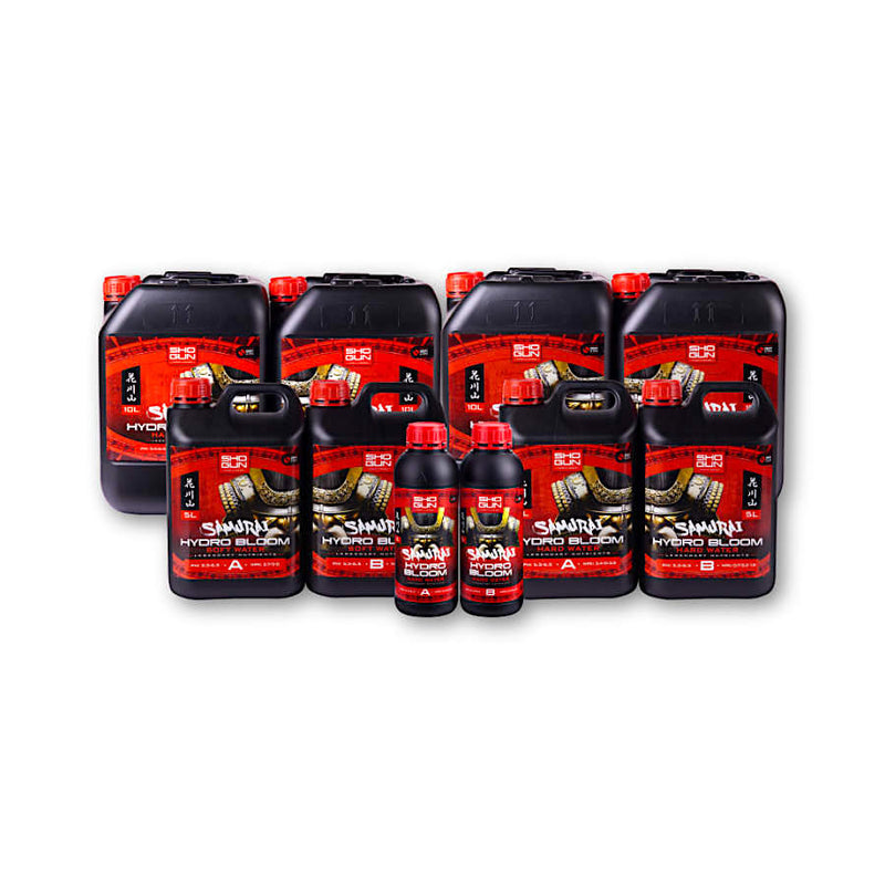 Shogun Fertilizers Samurai Hydro Bloom 2x1L, 2x5L, 2x10L (A&B) pehme vesi