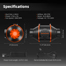 Spider Farmer® 100mm 350m3/h / kiirusregulaatoriga