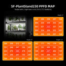 Spider Farmer 250 W LED + 110x40x180 cm 6 aukštų lentyna su tentu / daiginimo ir auginimo rinkinys