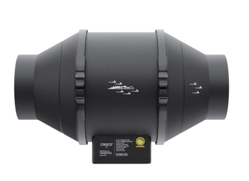 Croco BF-100 100mm 345m³/h / su greičio reguliatoriumi