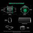 Mars Hydro iFresh 100mm Smart ventilaator + filter / ventilaatoriga. kiiruse regulaator