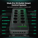 Mars Hydro iHub Pro Smart – išmanus 10 lizdų valdiklis