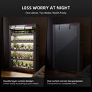Spider Farmer 250 W LED + 110x40x180 cm 6 aukštų lentyna su tentu / daiginimo ir auginimo rinkinys