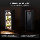 Spider Farmer 60 W LED + 40x30x120 cm 4 lygių lentyna su tentu + 4 daiginimo padėklai / daiginimo rinkinys