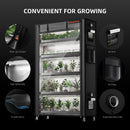 Spider Farmer 250 W LED + 110x40x180 cm 6 aukštų lentyna su tentu / daiginimo ir auginimo rinkinys