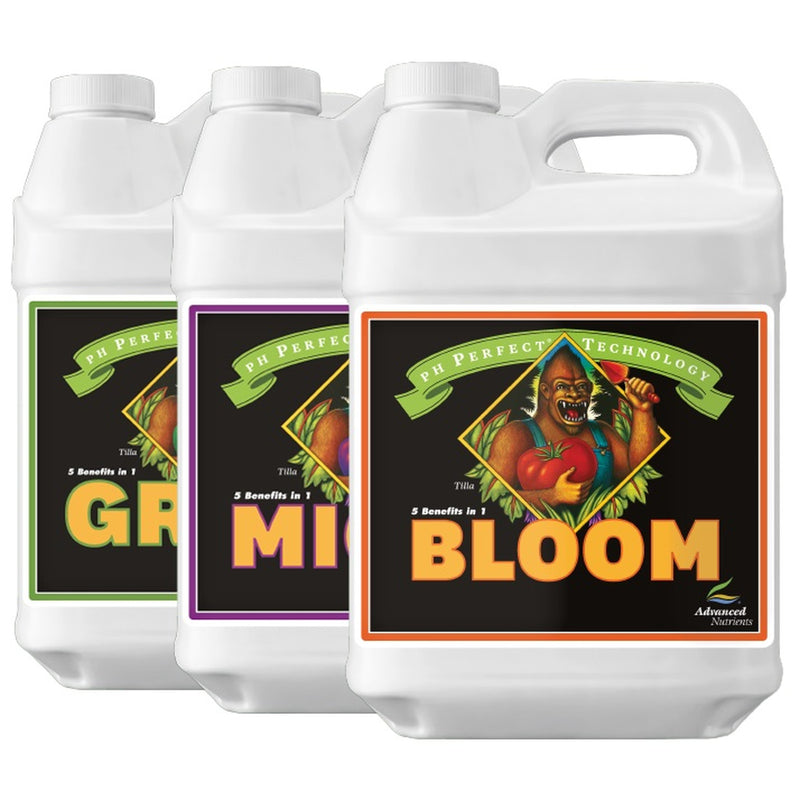 Advanced Nutrients pH Perfect Grow Micro Bloom komplekt 3x500ml, 3x1L, 3x4L, 3x10L