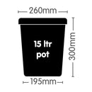 Vazonas 15L / AP210/SQ/MUST