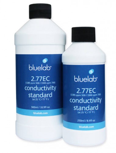 Bluelab EC 2.77 standardne kalibreerimislahus 250 ml, 500 ml / ec-meetrite kalibreerimiseks