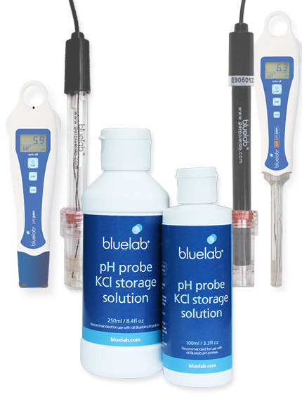 Bluelab pH Probe KCl säilituslahus 100ml, 250ml / pH-meetrite kaitseks