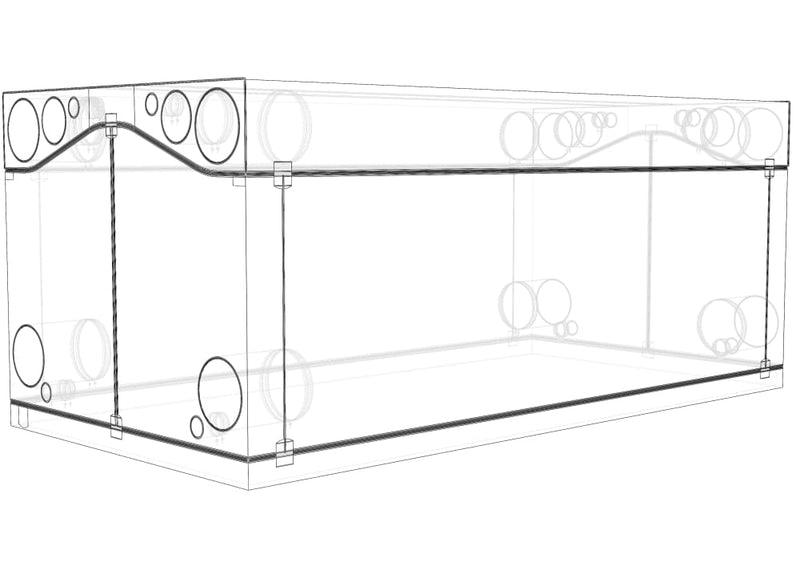 Secret Jardin Dark Room DR480W 480x240x200cm / professionaalne kasvutelk