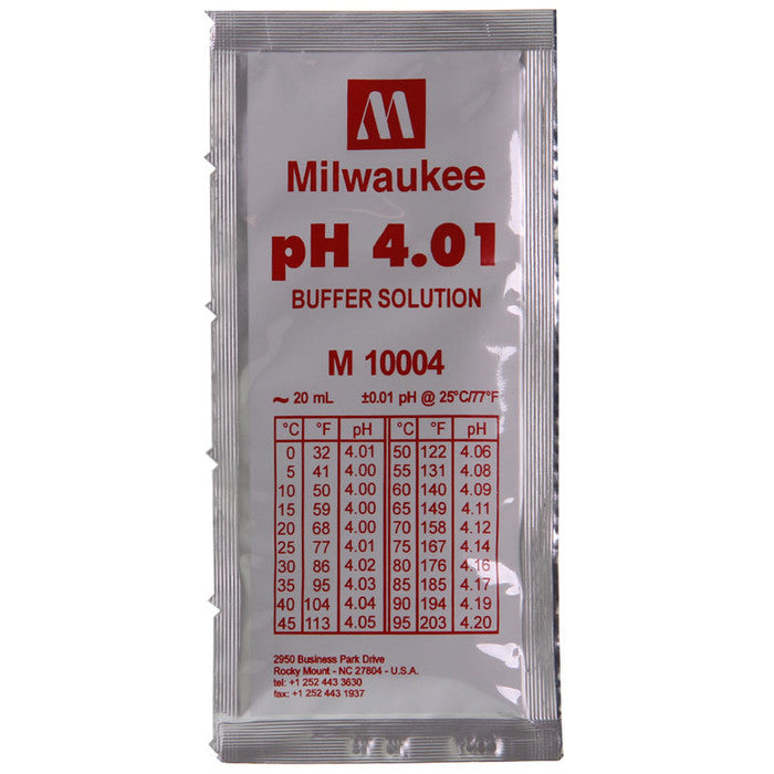 pH 4,01 Milwaukee 20ml / ph meetri kalibreerimiseks