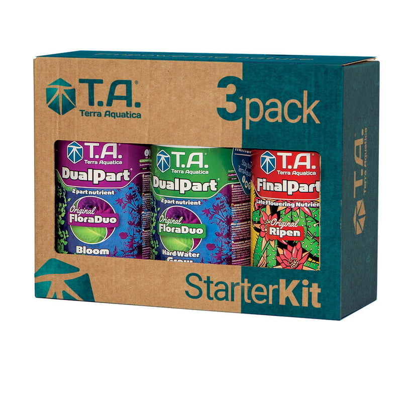 GHE 3Pack StarterKit Dual Part HW + Ripen / Fertilizer Kit